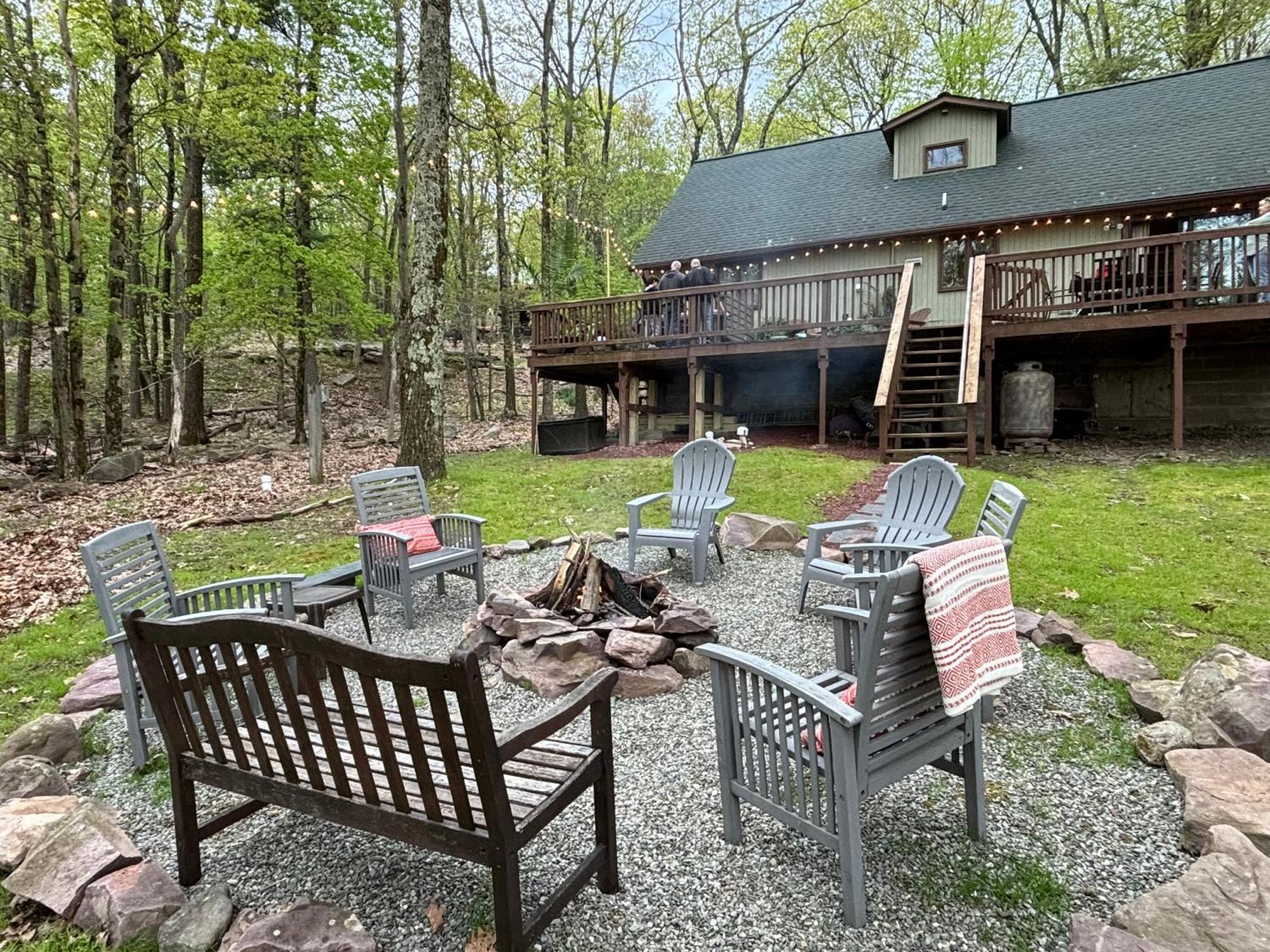 Pocono Mountain View Lake House In Lake Harmony Kültér fotó